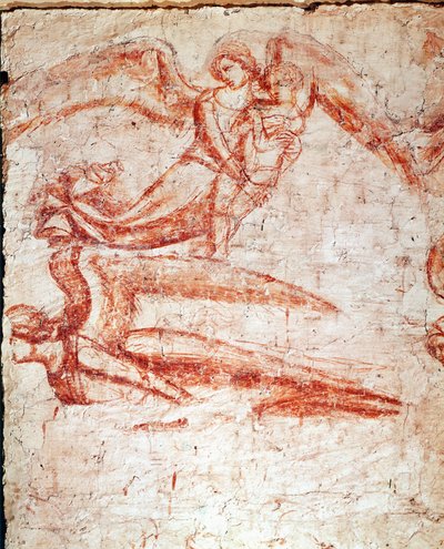 Triunfo de la Muerte, fresco ... (fresco) de Buonamico Buffalmacco