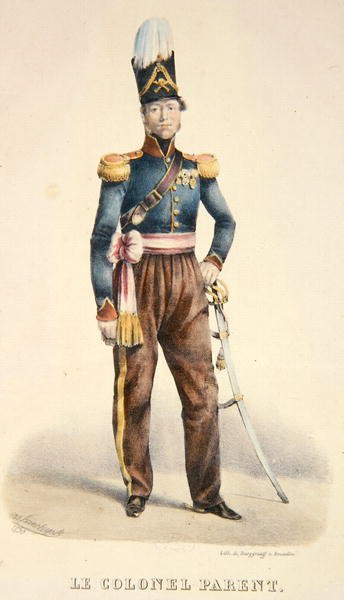 Coronel Pierre Joseph Parent (m.1881) c.1831 de Burggraaf Burggraaf