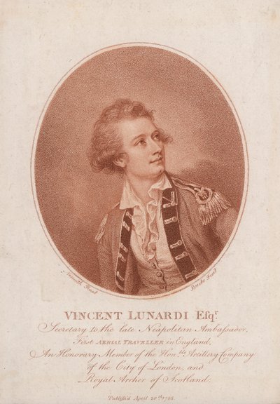 Vincenzo Lunardi, pionero aeronauta italiano de Burke Nesmith