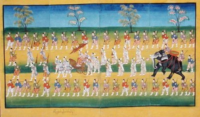 Manuscrito plegable de Burmese School