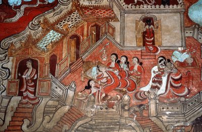 Escenas de la vida de un Bodhisattva, 1776 de Burmese School
