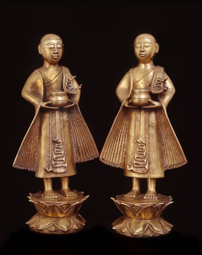 Monjes estilo Shan de Burmese School