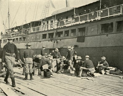 13º Infantería en el desayuno, Guerra Hispanoamericana, 11 de junio de 1898, 1899 de Burr McIntosh