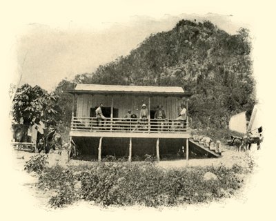 Cuartel general del diario, Daiquiri, Guerra Hispanoamericana, junio de 1898, 1899 de Burr McIntosh