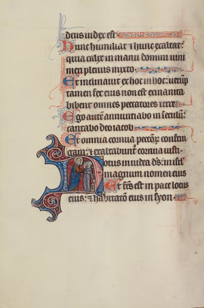 Inicial N: Dios le quita la venda a Synagoga de Bute Master