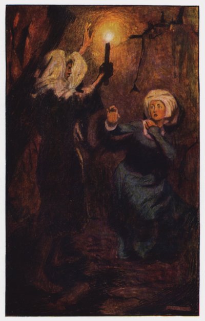 Ilustración para El claustro y la chimenea de Charles Reade de Byam (after) Shaw