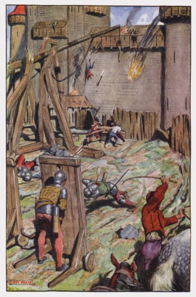 Ilustración para El claustro y la chimenea de Charles Reade de Byam (after) Shaw