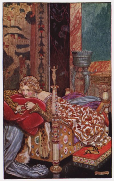 Ilustración para The Cloister and The Hearth de Charles Reade de Byam (after) Shaw