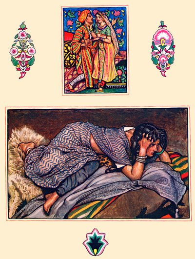 Canción del gitano abandonado, de El jardín de Kama. de Byam Shaw