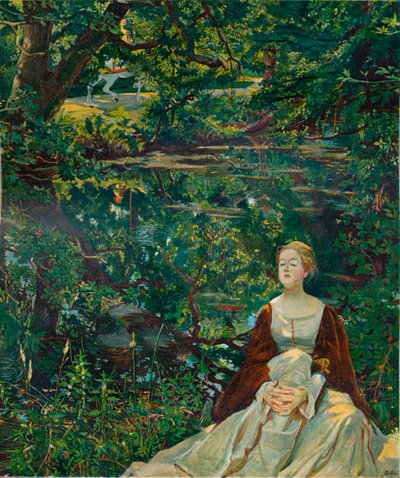 De una pintura de Byam Shaw, c1899 de Byam Shaw
