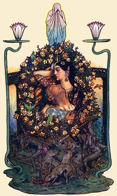 El jardín junto al puente de Byam Shaw