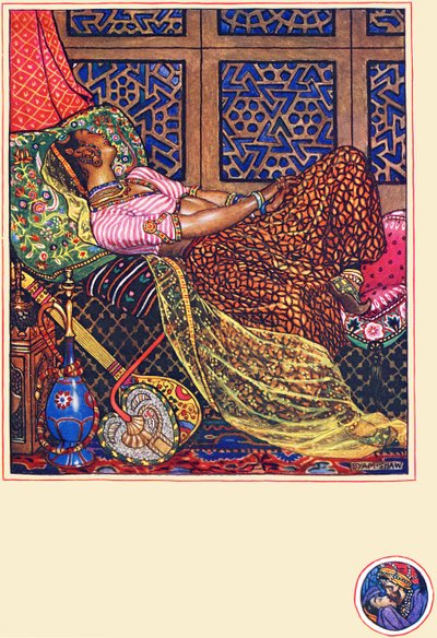 Zira: en cautiverio", poema de El jardín de Kama de Byam Shaw