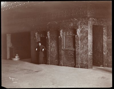 Ethel Barrymore en el vestíbulo del Teatro Hudson en Nueva York, 1903 de Byron Company