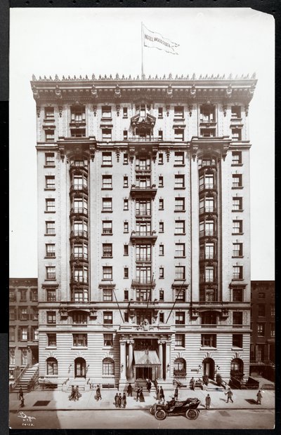 Hotel Woodstock en 127 West 43rd Street, Nueva York, 1907 de Byron Company