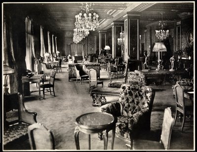 Salón en el Hotel Knickerbocker, 1906 de Byron Company