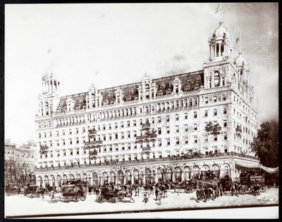 Fotografía de un dibujo del Hotel Sherry, Londres, por Hughson Frederick Hawley, 1905 de Byron Company