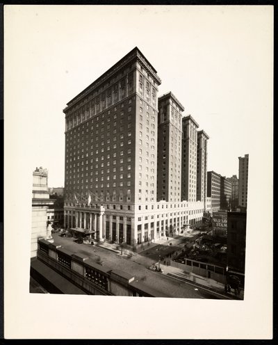 El Hotel Pennsylvania, 7th Avenue y 32nd Street, Nueva York, 1919 de Byron Company