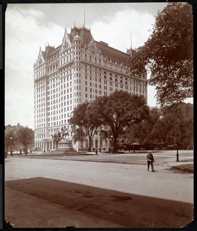 El Hotel Plaza, 5ª Avenida y Calle 59, Nueva York, 1907 de Byron Company