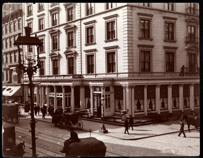 El Hotel St. James, esquina noreste de Broadway y la calle 26 o 27, Nueva York, 1896 de Byron Company