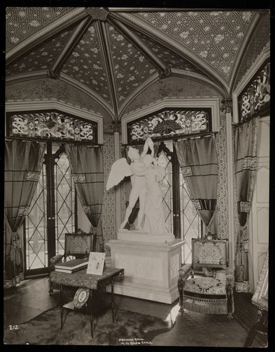 La sala de estar de la finca de Helen Gould (antigua residencia de Jay Gould) en Tarrytown, Nueva York, 1893-94 de Byron Company