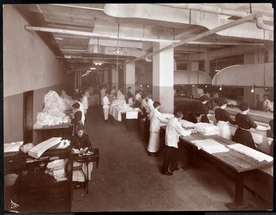 La lavandería del Hotel McAlpin de Byron Company