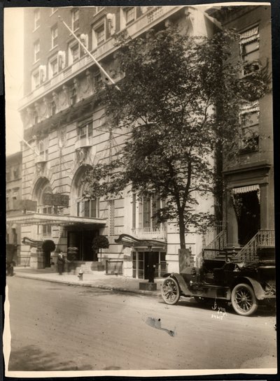 Vista del Hotel Robert Treat, Newark, Nueva Jersey, 1916 de Byron Company