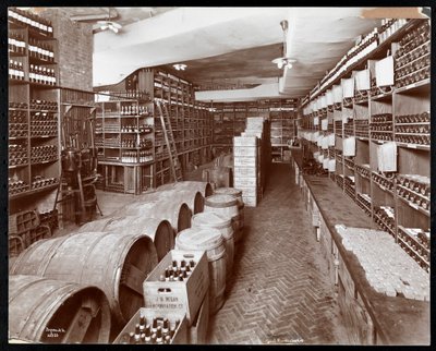 Bodega en el Hotel Knickerbocker, 1906 de Byron Company