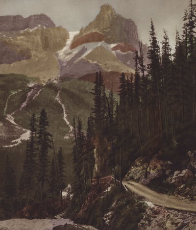 Cathedral Peak, Alt 10,454 Feet (foto en color) de Byron Hill Harmon