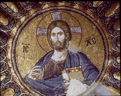 Cristo pantocrátor (o Cristo en gloria) (Mosaico, siglo V-XIV) de Byzantine