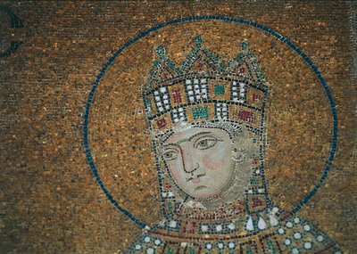 Emperatriz Zoe en Hagia Sophia de Byzantine
