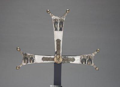 Fragmento de una cruz procesional de Byzantine