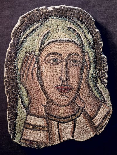Cabeza de una de las santas mujeres, de Turquía de Byzantine