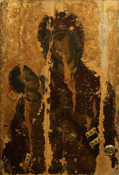 Icono de la Madre de Dios de Chelm, siglo XI de Byzantine