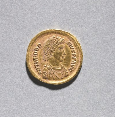 Solidus de Teodosio I el Grande de Byzantine
