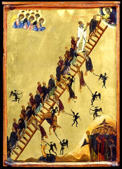 La Escalera Celestial de San Juan de Climacus de Byzantine
