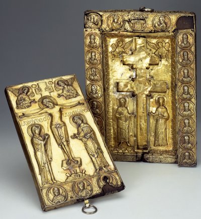 Relicario de la Verdadera Cruz, finales del siglo XI-principios del siglo XII de Byzantine Byzantine