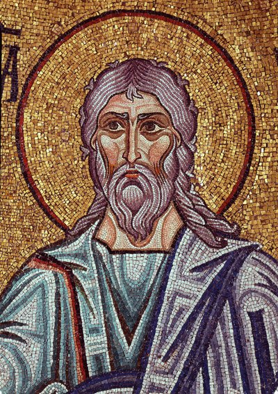 El profeta Jeremías (siglo VI a.C.). Obra de un maestro bizantino, mosaico, detalle de la decoración de la Basílica de San Marcos en Venecia (Italia) de Byzantine School