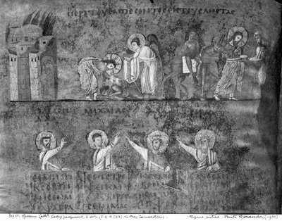Ms EAB 664 El Buen Samaritano, del Codex Purpureus de Byzantine School