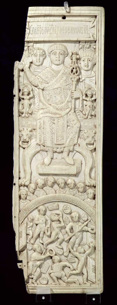 Panel del Díptico del Cónsul Areobindus, Constantinopla, 506 d.C. de Byzantine School