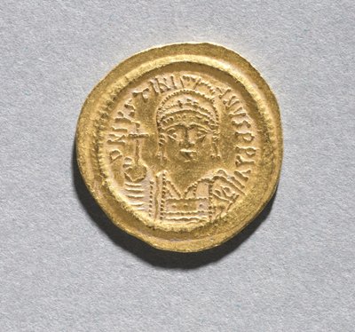 Sólido de Justiniano I de Byzantine School