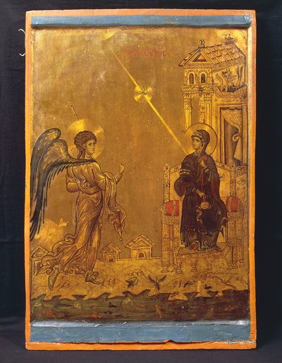 La Anunciación de Byzantine School