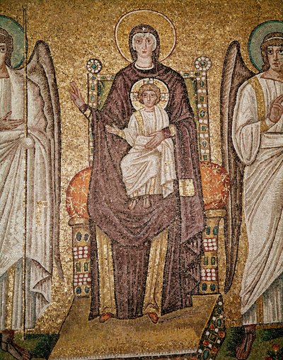 La virgen bizantina (detalle) de Byzantine School