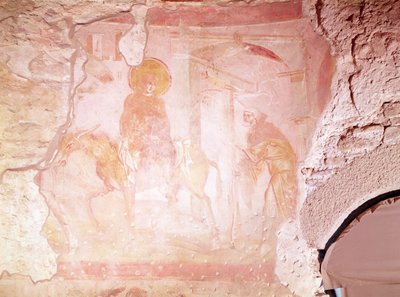 La Huida a Egipto de Byzantine School