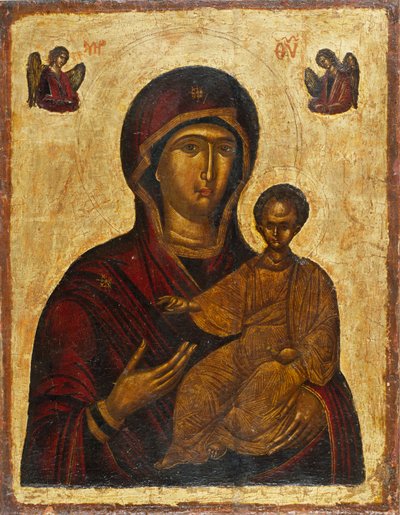 La Virgen Hodegetria, 1500s de Byzantine icon.