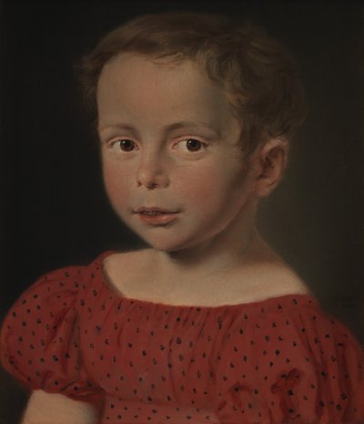 Retrato de niño de C.A. Jensen