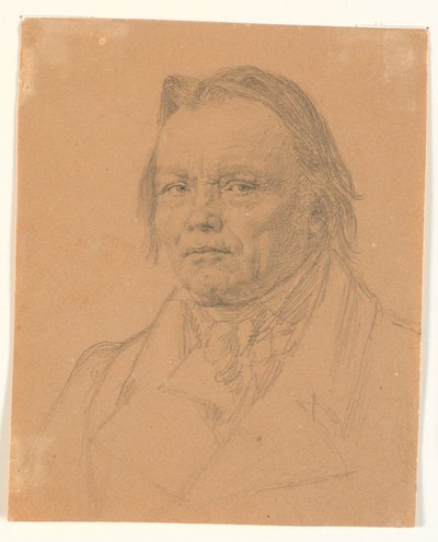Retrato del veterinario de regimiento J.C. Freund de C.A. Jensen