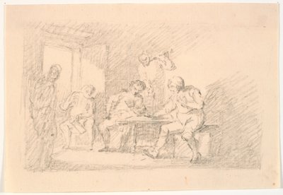 Interior con jugadores de C.A. Lorentzen