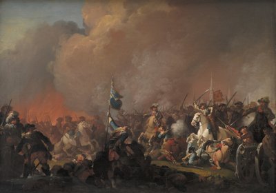 La salida en Amager 1658 durante la guerra sueca 1657-60 de C.A. Lorentzen