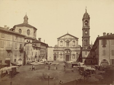Vistas de Milán: Piazzo Santo Stefano de C.D. Wagner