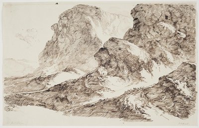 Paisaje montañoso de C.F. von Rumohr